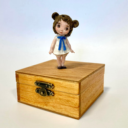 KuKuBeA(くくべあ)＆青のドールハウス　和紙人形 4枚目の画像
