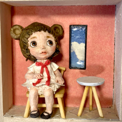 KuKuBeA(くくべあ)＆ピンクのドールハウス　和紙人形 10枚目の画像