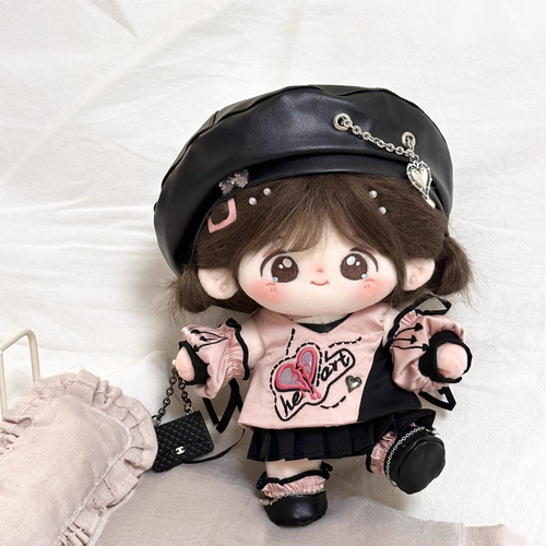 20cmぬいぐるみ服 着せ替えぬいぐるみ 桃心嬢ちゃんセット 地雷系