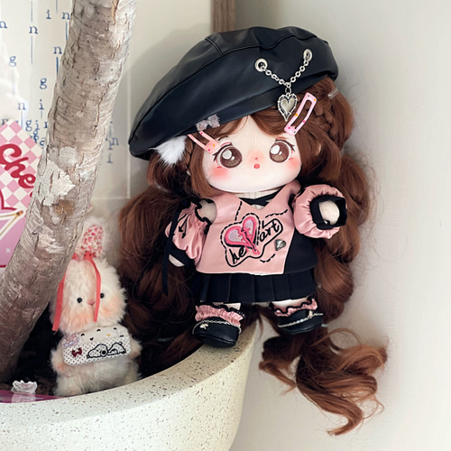 20cmぬいぐるみ服 着せ替えぬいぐるみ 桃心嬢ちゃんセット 地雷 20cmぬいぐるみ服 着せ替えぬいぐるみ 桃心嬢ちゃんセット 地雷