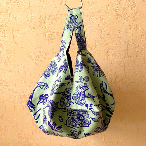 リバーシブル】八角形のちょっとそこまでバッグ ボヘミアンなパープル