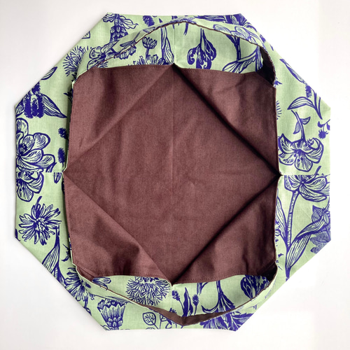 リバーシブル】八角形のちょっとそこまでバッグ ボヘミアンなパープル