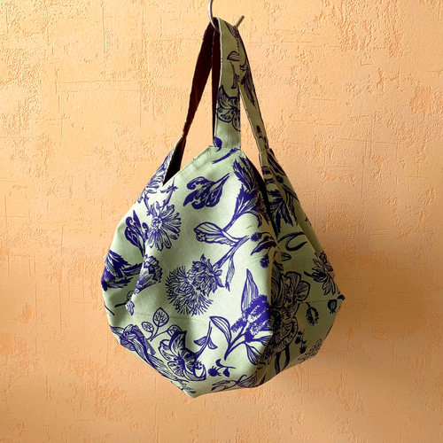 リバーシブル】八角形のちょっとそこまでバッグ ボヘミアンなパープル