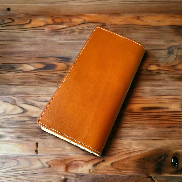 本革】長財布 折りたたみ財布 ハンドメイド レザー 大容量 ノース