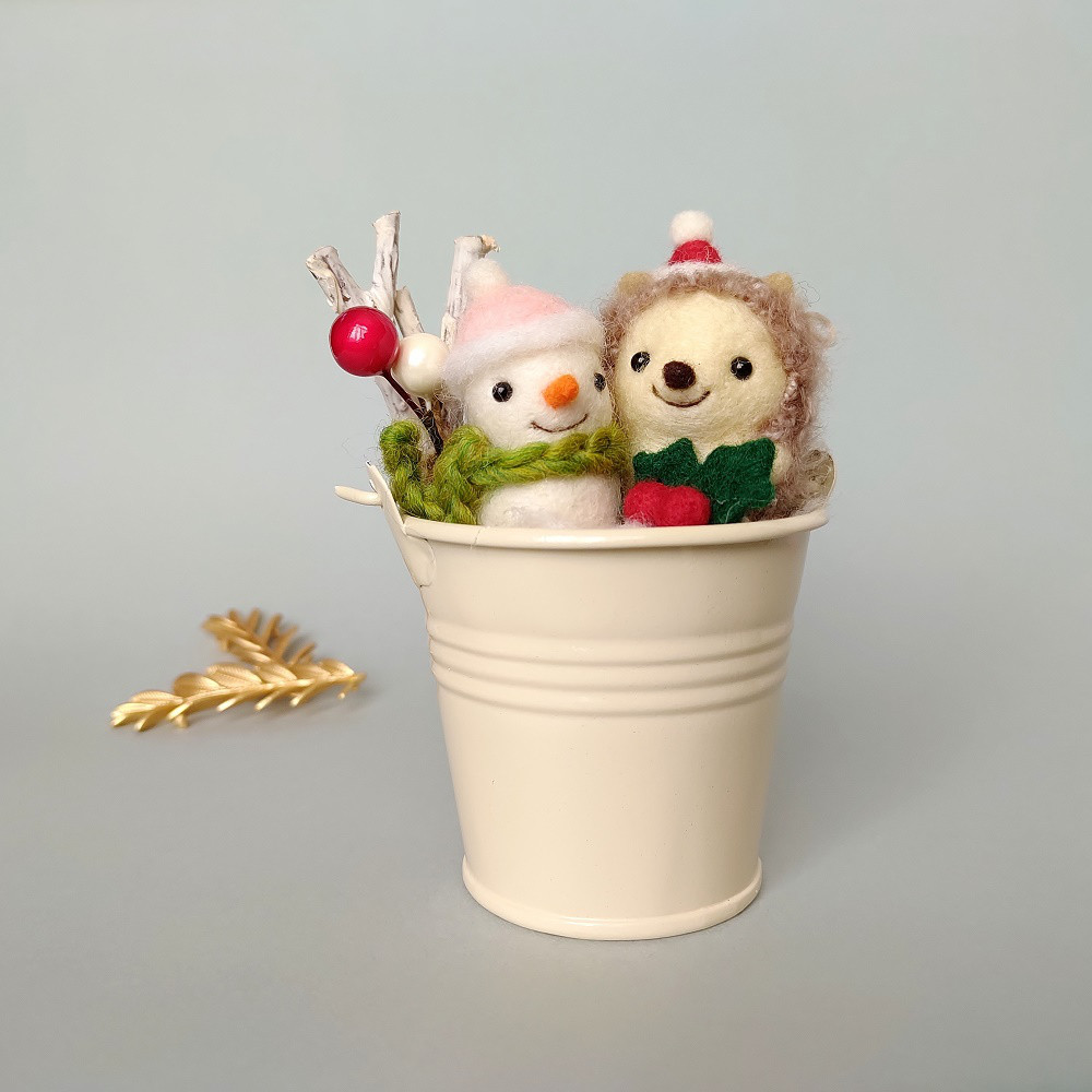 羊毛フェルト　クリステル様