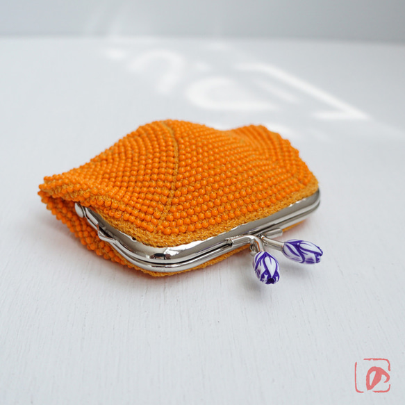 Ba-ba handmade Seedbeads crochet square coinpurse No.1985 第3張的照片