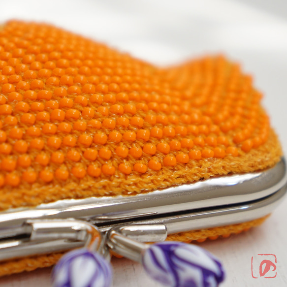 Ba-ba handmade Seedbeads crochet square coinpurse No.1985 第5張的照片