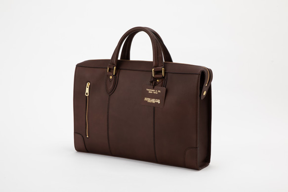 銀座タニザワ 革鞄 SLCオイルレザー2本手シングルファスナー