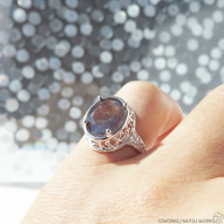 アイオライトサンストーン リング / Iolite Sunstone Ring ll 5枚目の画像