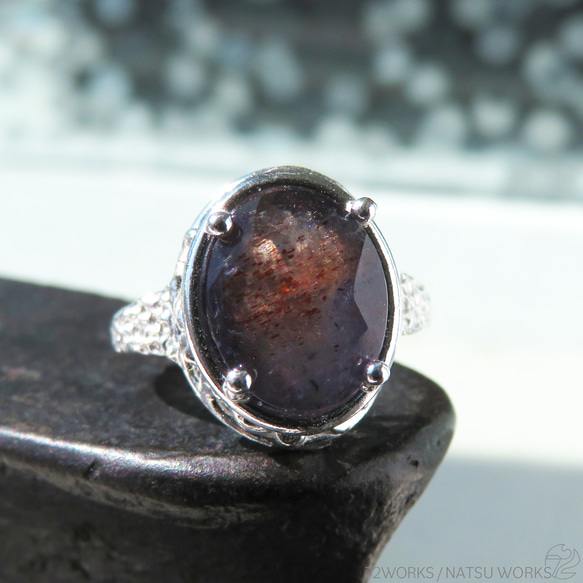 アイオライトサンストーン リング / Iolite Sunstone Ring ll 9枚目の画像