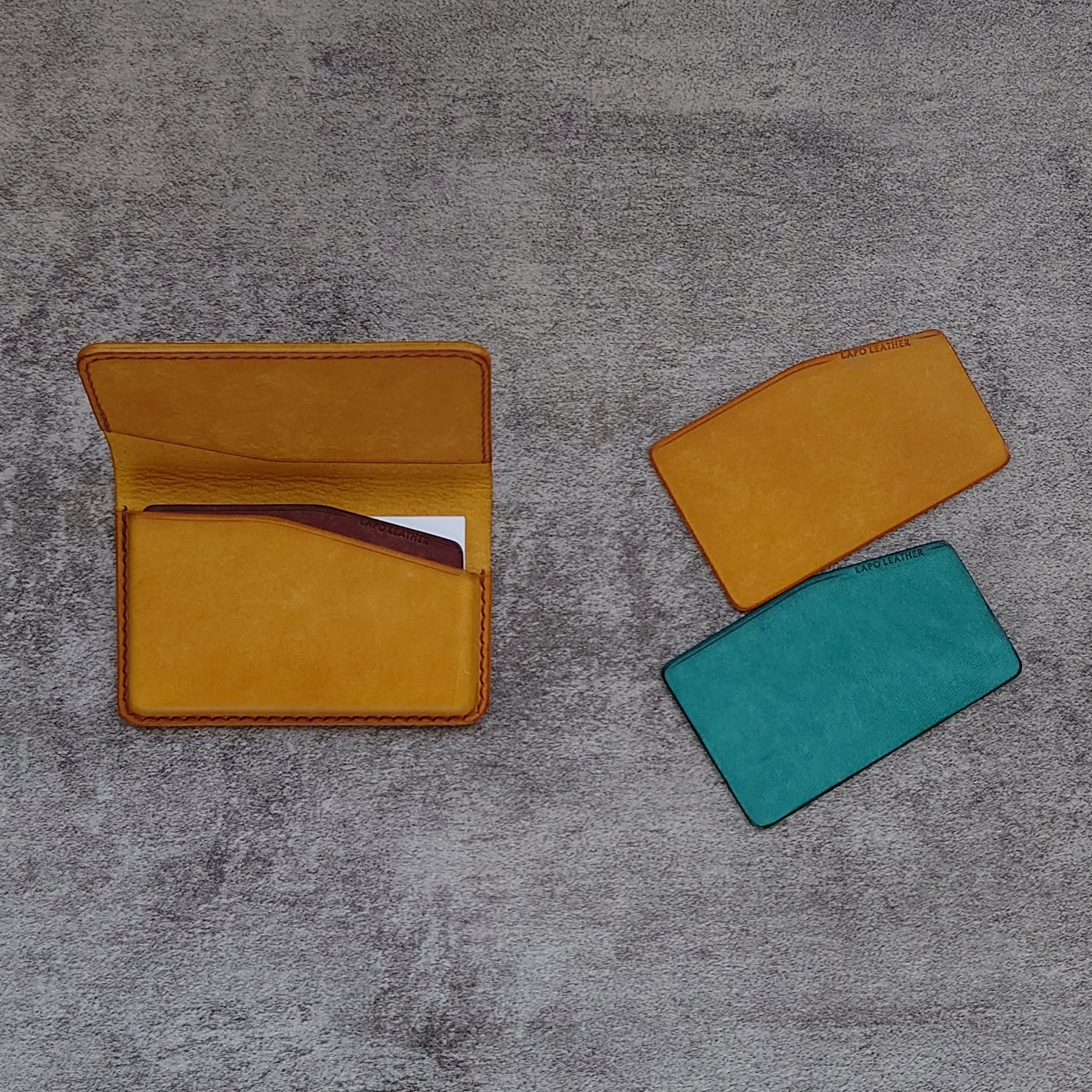 【仕切板カラーが選べる】珍しいカードケース＜黄色＞　　　　名刺入れ/ギフト/ビジネス/牛ヌメ革/レザー/名入れ 8,865円