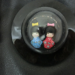 リュック　クールジャパン　お土産　日本人形　プリザーブドフラワー　　付替え　額縁　気分転換　 2枚目の画像