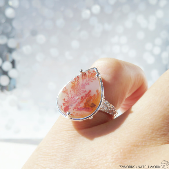 デンドリティック アゲート リング / Dendritic Agate Ring a2 6枚目の画像