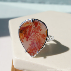 デンドリティック アゲート リング / Dendritic Agate Ring a2 7枚目の画像