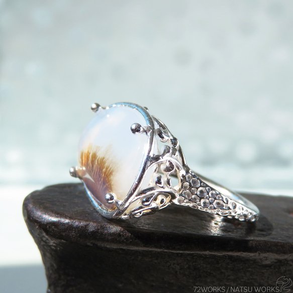 デンドリティック アゲート リング / Dendritic Agate Ring a5 2枚目の画像