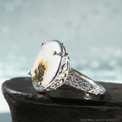 デンドリティック アゲート リング / Dendritic Agate Ring a8 2枚目の画像