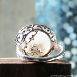 デンドリティック アゲート リング / Dendritic Agate Ring a8 5枚目の画像