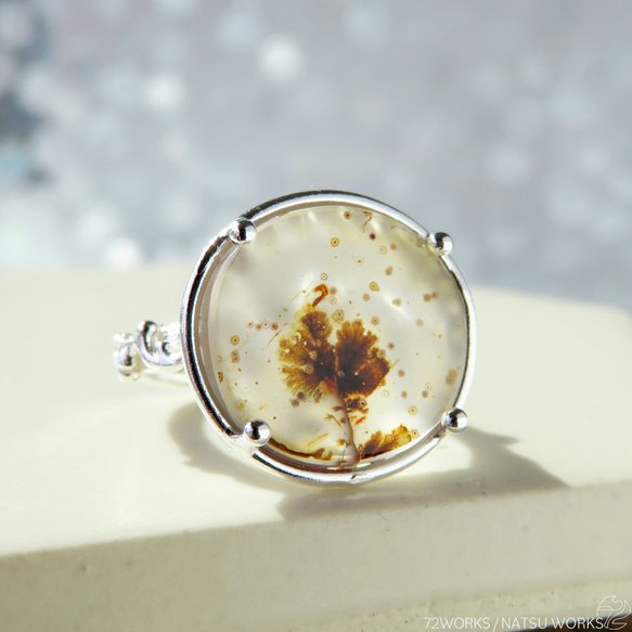 デンドリティック アゲート リング / Dendritic Agate Ring m1 1枚目の画像