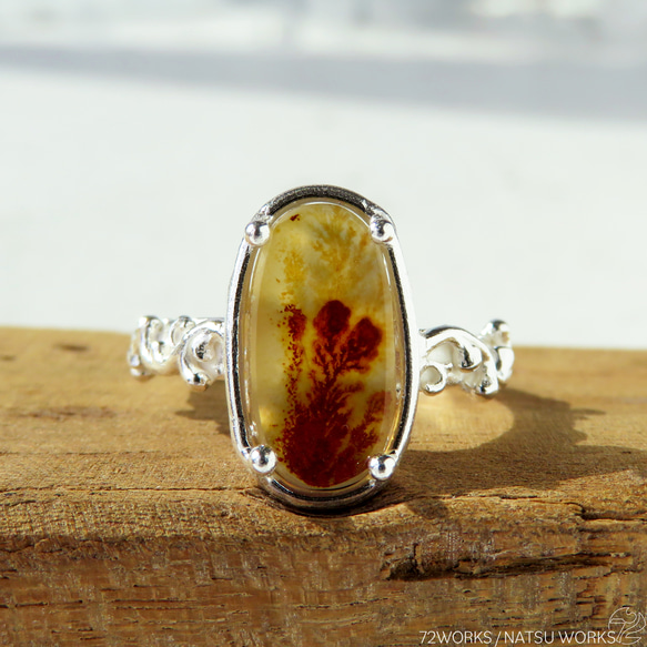 デンドリティック アゲート リング / Dendritic Agate Ring m3 3枚目の画像