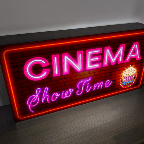 Lサイズ】映画 シネマ ホームシアター 上映中 ポップコーン 店舗