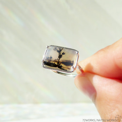 デンドリティック アゲート リング / Dendritic Agate Ring m6 4枚目の画像