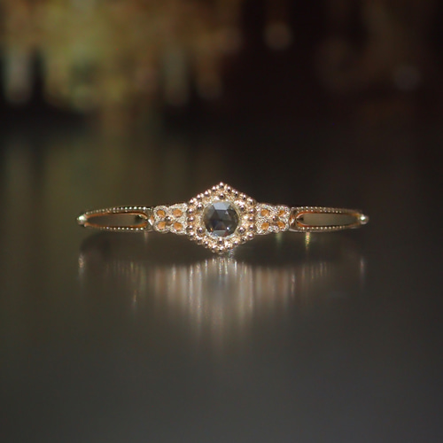 ノーブル リング 〔K10 ローズカットダイヤモンド〕 指輪・リング  