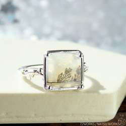 デンドリティック アゲート リング / Dendritic Agate Ring m10 1枚目の画像