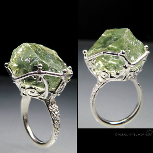 グリーン アメジスト リング / Green Amethyst Ring 4枚目の画像