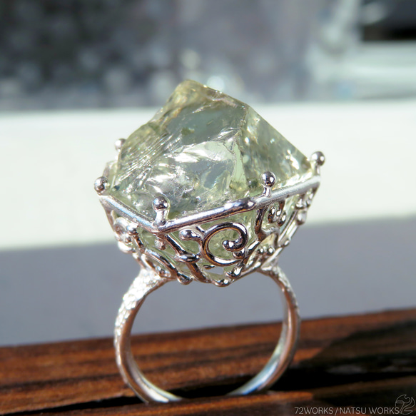 グリーン アメジスト リング / Green Amethyst Ring 1枚目の画像