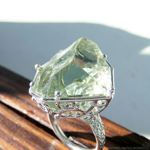 グリーン アメジスト リング / Green Amethyst Ring 2枚目の画像