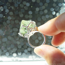 グリーン アメジスト リング / Green Amethyst Ring 3枚目の画像