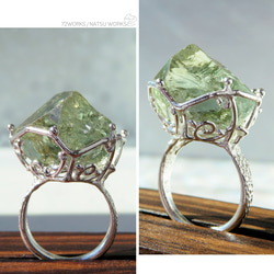 グリーン アメジスト リング / Green Amethyst Ring 7枚目の画像