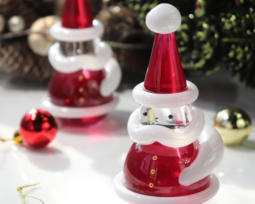 グルメなサンタさん　ヴィンテージ　新品　フェーブ　フェーヴ　クリスマス　陶器 グルメなサンタさん ヴィンテージ 新品 フェーブ フェーヴ