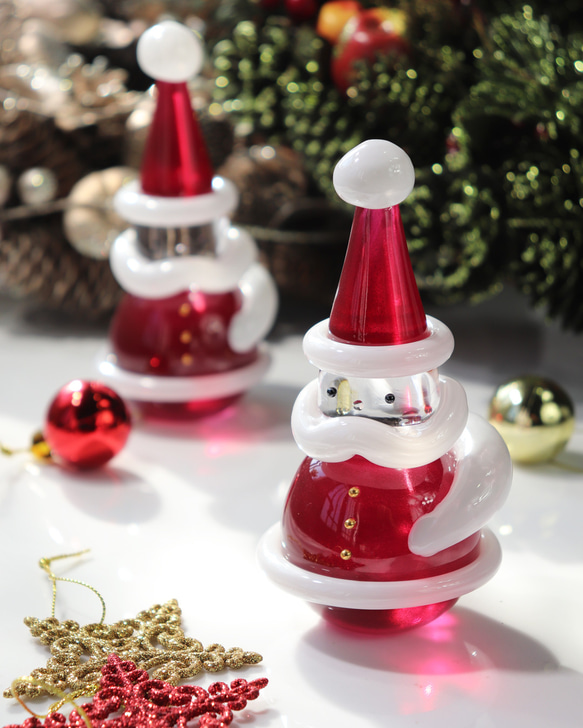 サンタクロースの贈り物」スウェーデンクリスタルガラス テーブル