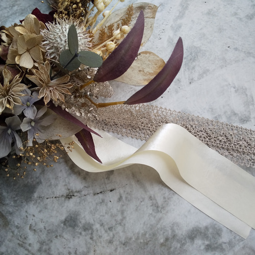 Rouge chic＞＊クリスマスリース＊ハーフムーンリース＊三日月リース