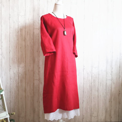 赤（レッド） ワンピース のおすすめ人気通販｜Creema(クリーマ) 国内  