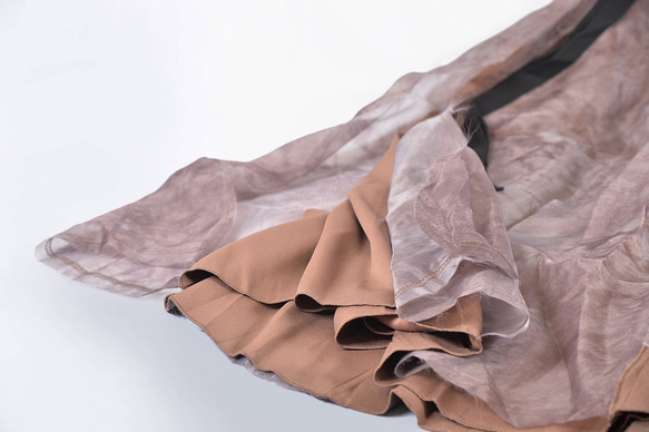 ¥10,000→¥5,000⭐️inahomayu⭐️大人のロングスカート　ヴィンテージ感　　ラップスカート 13枚目の画像