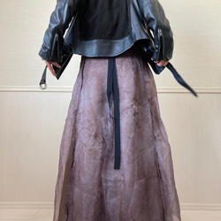 ¥10,000→¥5,000⭐️inahomayu⭐️大人のロングスカート　ヴィンテージ感　　ラップスカート 10枚目の画像