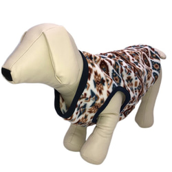 犬服 フリース ペット服 冬 インディアン イタグレ コーギー フレブル ミニピン ダックス 大型犬 小型 ハンドメイド 4枚目の画像
