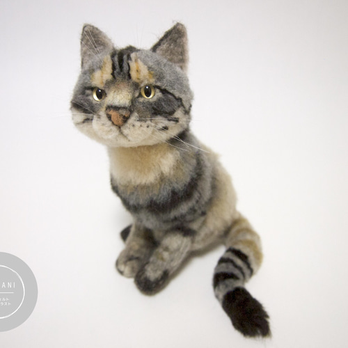 オーダーメイド】猫さんとの思い出を形に残しませんか？ 羊毛フェルト