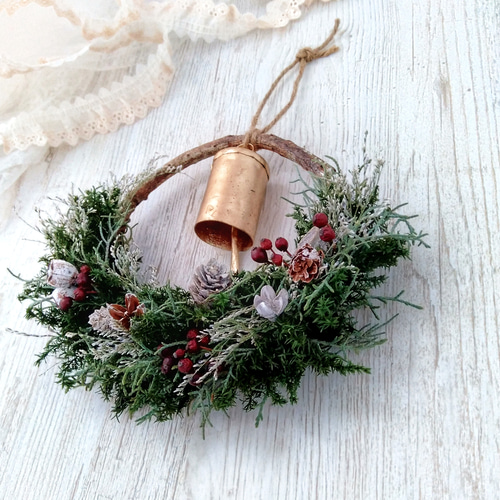 針葉樹 ヒムロスギ フレッシュ グリーン ナチュラル クリスマスリース