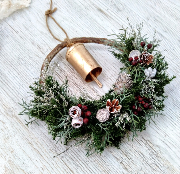 針葉樹 ヒムロスギ フレッシュ グリーン ナチュラル クリスマスリース