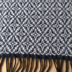 値下げ　手織りカシミヤ100％リバーシブル大判マフラー　カシミヤマフラー　リバーシブル織　ファッション　防寒 6枚目の画像