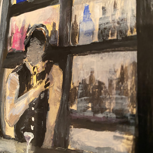 原画/モダンアート/アクリル画/ドローイング/Jazz bar 絵画 Ken 原画/モダンアート/アクリル画/ドローイング/Jazz bar 絵画 Ken