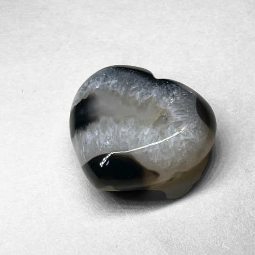 ブラックアゲート ハート black agate：heart / ブラックアゲート：ハート B 天然石 N.st 通販