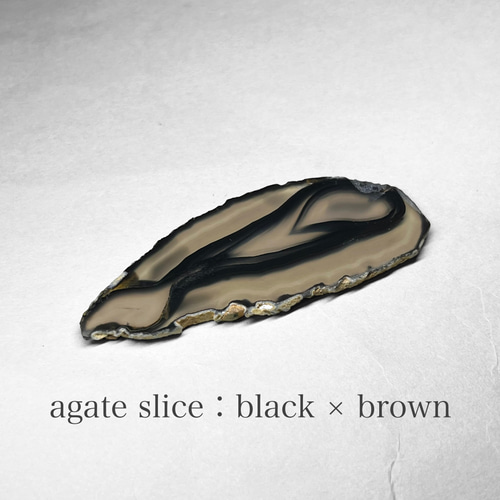 ブラックのクロスとパームルートアゲート ブラックのクロスとパーム