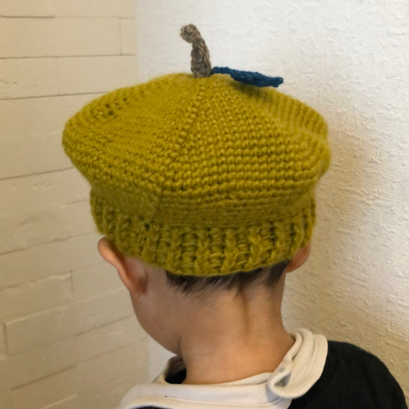 【くだもの帽子】ベビー・キッズ，ベレー帽，ニット帽 7枚目の画像