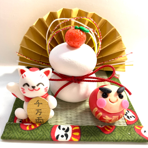 初売りセール【お正月飾り 猫】黒猫♡鏡餅♡招き猫♡ d2a5f3a7e1c76d30fcf9040edc006b