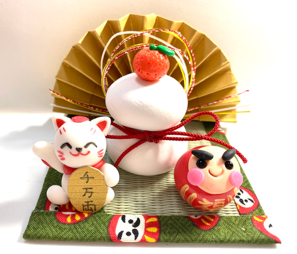 卯三郎の孫こけしウェディング結婚記念ハート