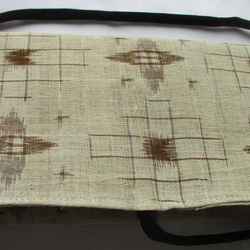 ７４３４　麻の着物で作った和風財布・ポーチ　#送料無料 3枚目の画像